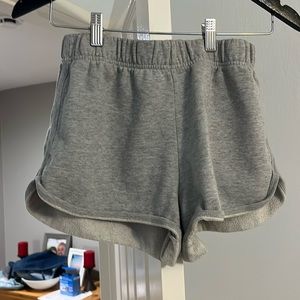 Brandy Melville gray sweat shorts